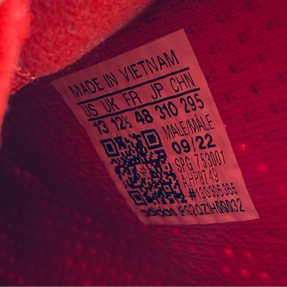 Adidas Adizero 2022 Football Cleats Power Red HP8749 Men’s Size 13 - Picture 7 of 9